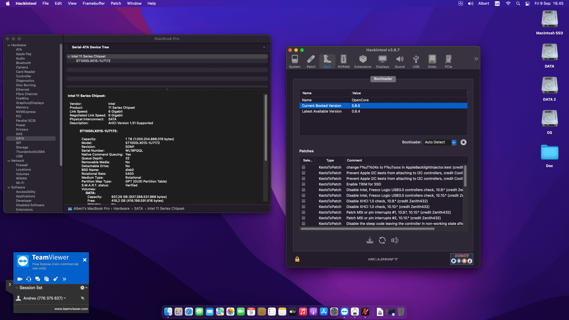 Asus ROG Strix HERO II GL504GM ES029T 2nd [CoffeeLake   Intel UHD 630 + I2C]   OpenCore 1